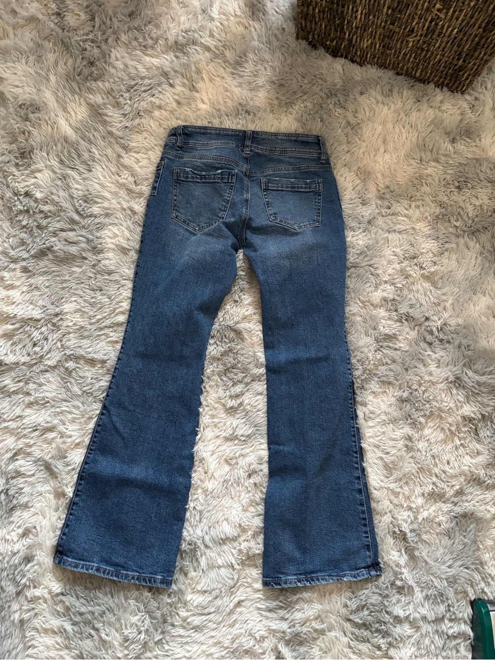 No Boundaries Dark Blue Flare Jeans - Picture 2 of 3